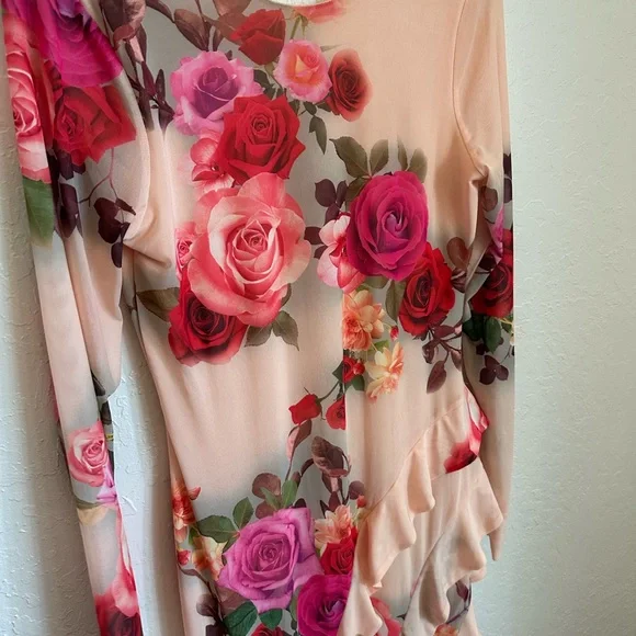 AFRM Jacie Floral Backless Ruffle Dress - Picture 5 of 8